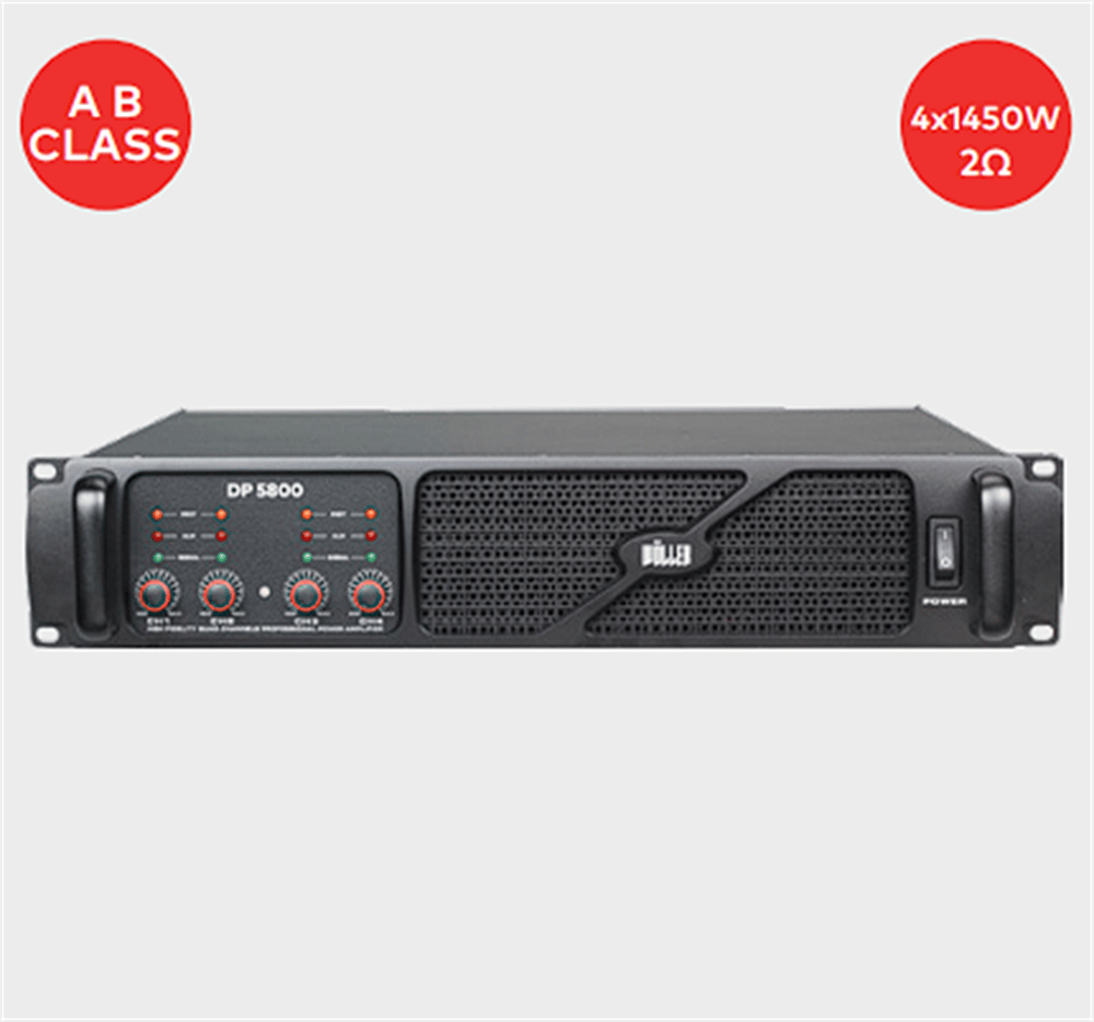 WÖLLER DP5800 4x1450W POWER AMPLİFİKATÖR