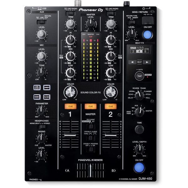 Pioneer DJ DJM-450 2 Kanal Rekordbox DVS DJ Mikser