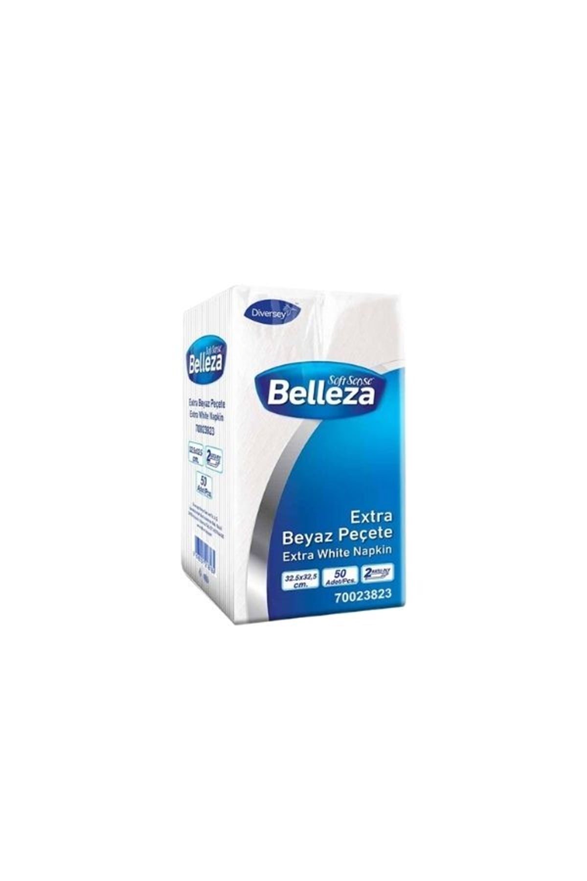Belleza Extra Beyaz Peçete 1/8 K 32,5X32,5 Cm 50X24PeçetelerDiversey
