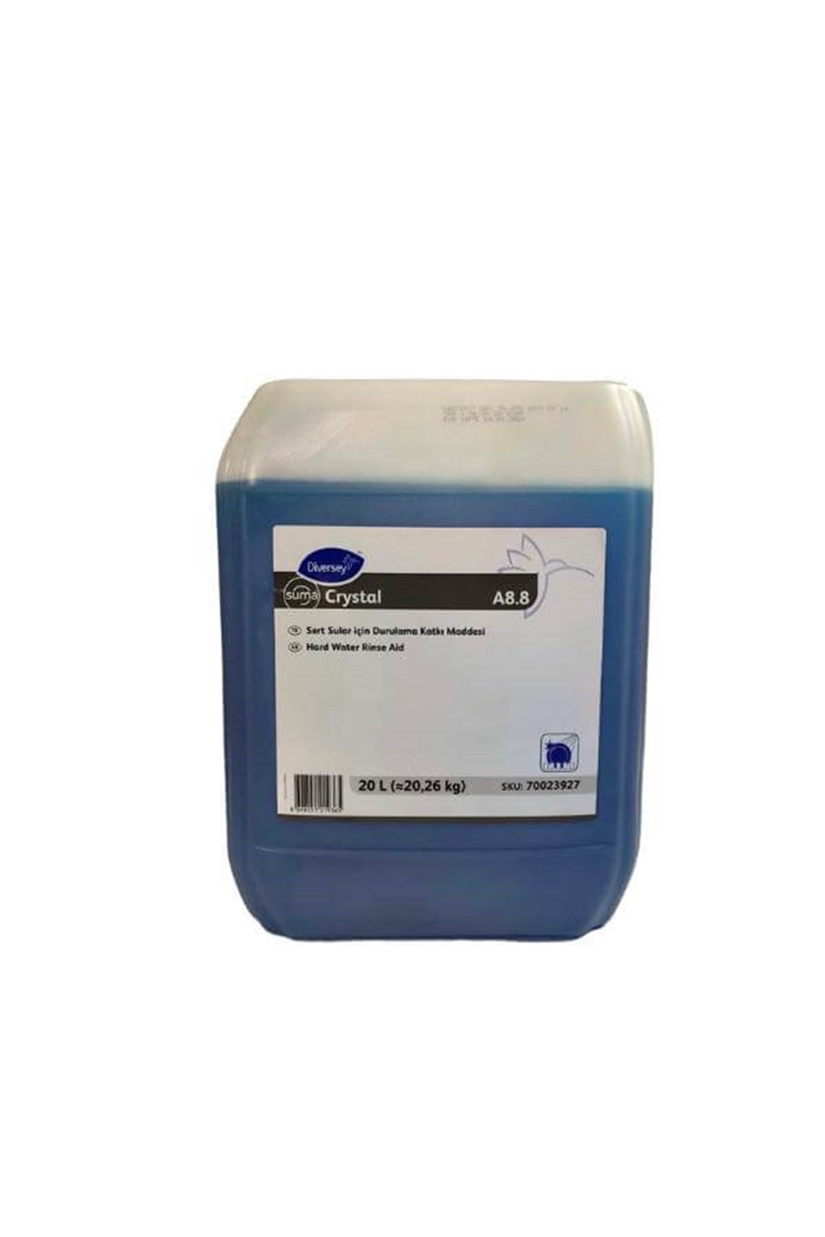 Suma Crystal A8.8 20 Litre Sanayi Tipi Durulama ÜrünüSanayi Tipi Bulaşık Makinesi Durulama ÜrünleriDiversey