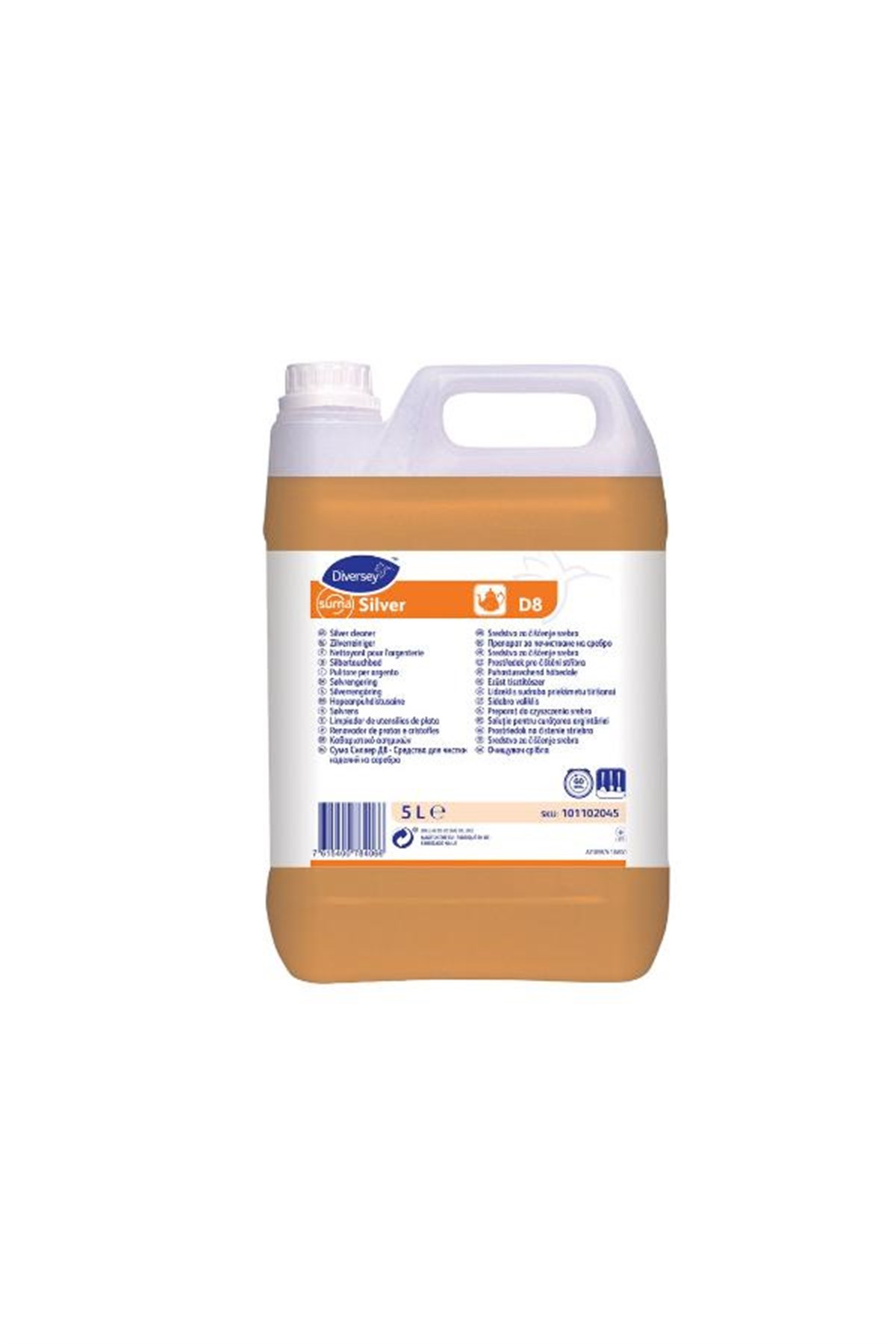 Suma Silver D8 5 Litre Genel Temizlik ÜrünüGenel Temizlik ÜrünleriDiversey