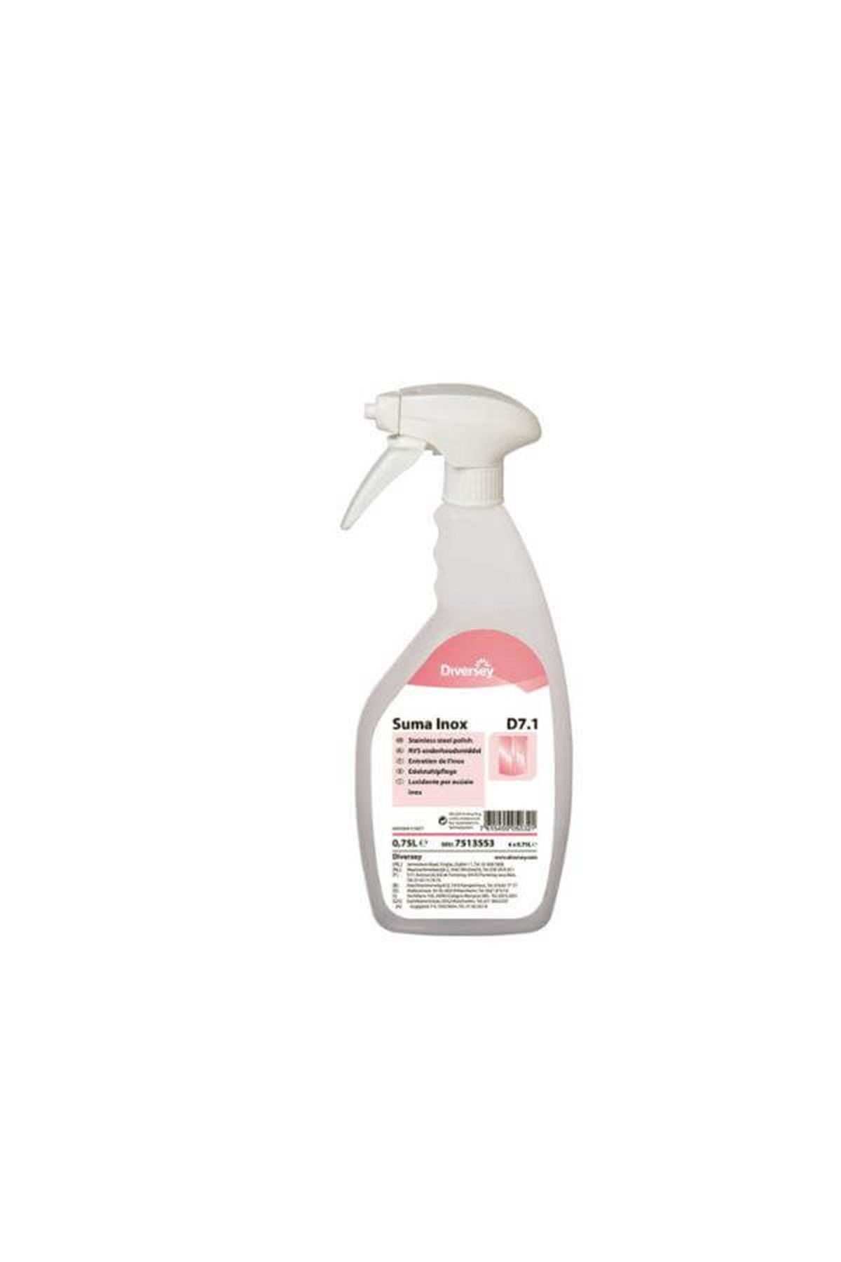 Suma İnox D7.1 6 X 0.75 ml Genel Temizlik ÜrünüMutfak Hijyeni Genel Temizlik ÜrünleriDiversey