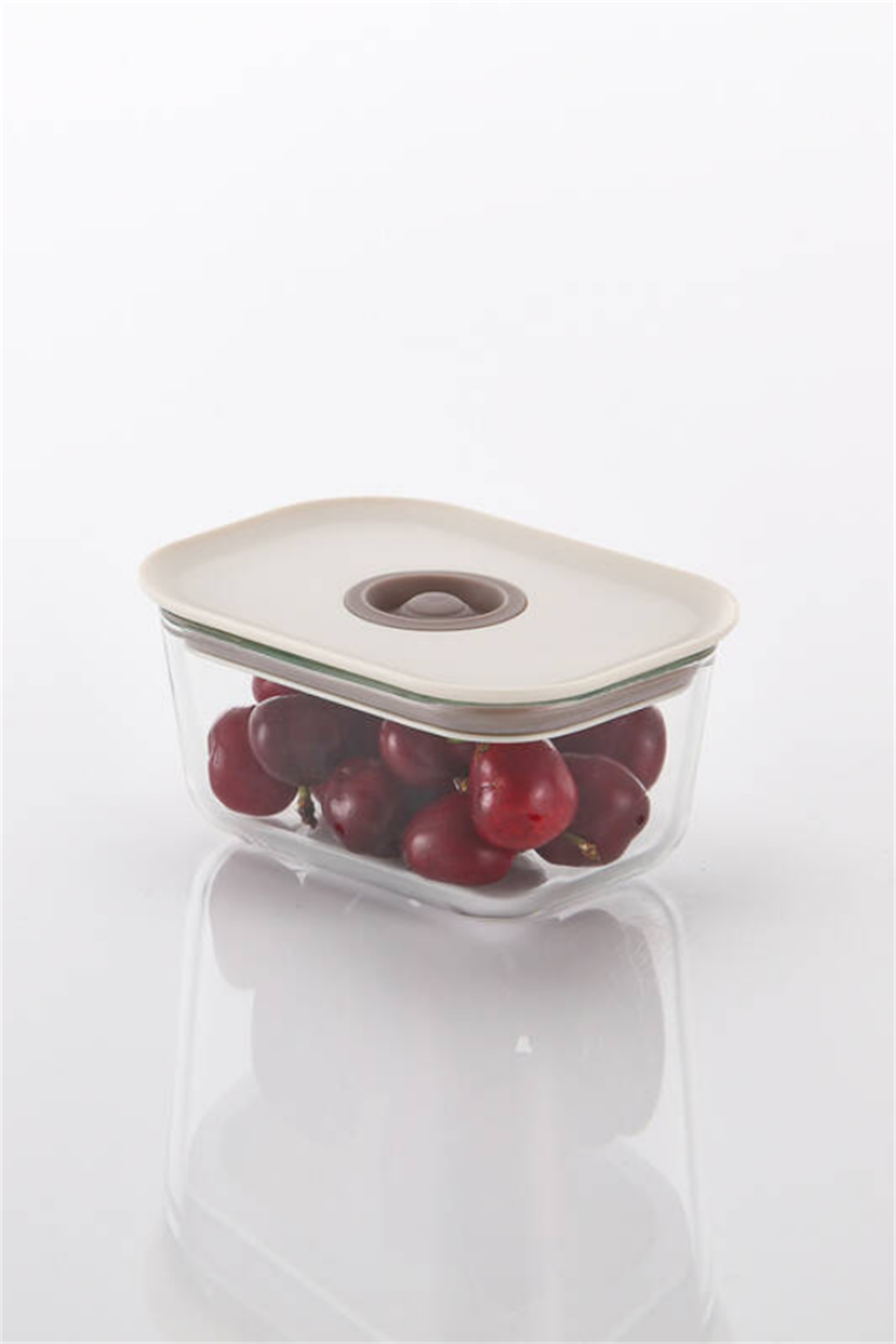 Fika Clik Dikdörtgen Saklama Kabı 470 ML BejSaklama KaplarıNeoflam