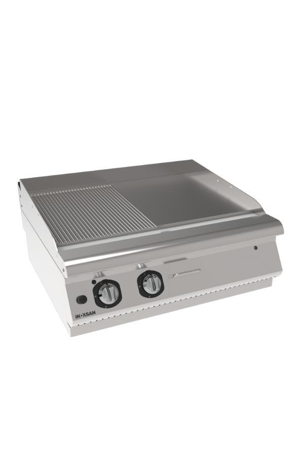 İnoksan 7IG 22S Izgara Setüstü 1 Modül Gazlı Düz OlukluIzgaralarİnoksan 