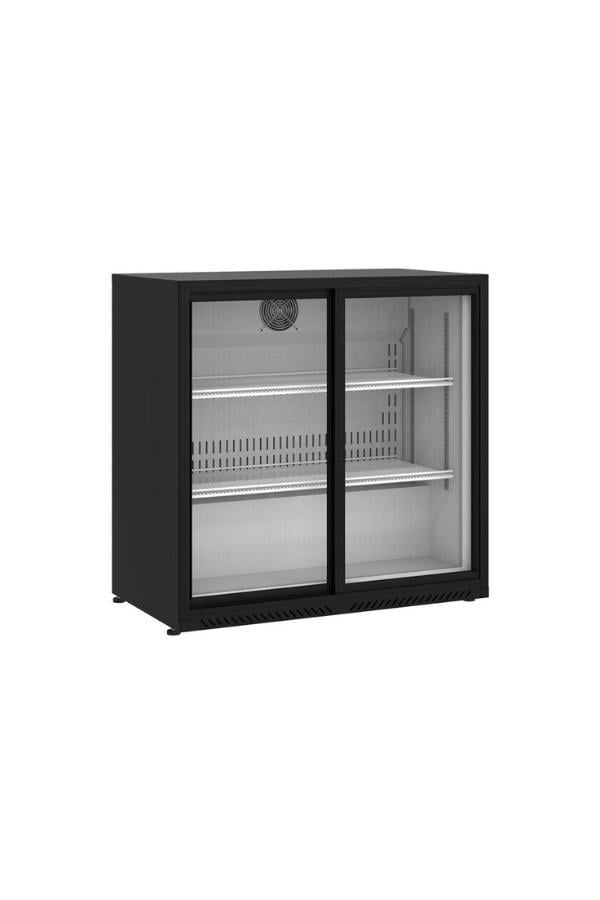 Şenocak Tezgah Altı Midi İçecek Soğutucu S210 BB TD Siyah Sürgü KapılıBar Şişe DolabıŞenocak 