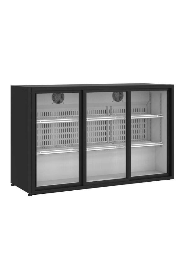 Şenocak Tezgah Altı Midi İçecek Soğutucu S330 BB DD Siyah Sürgü KapılıBar Şişe DolabıŞenocak 