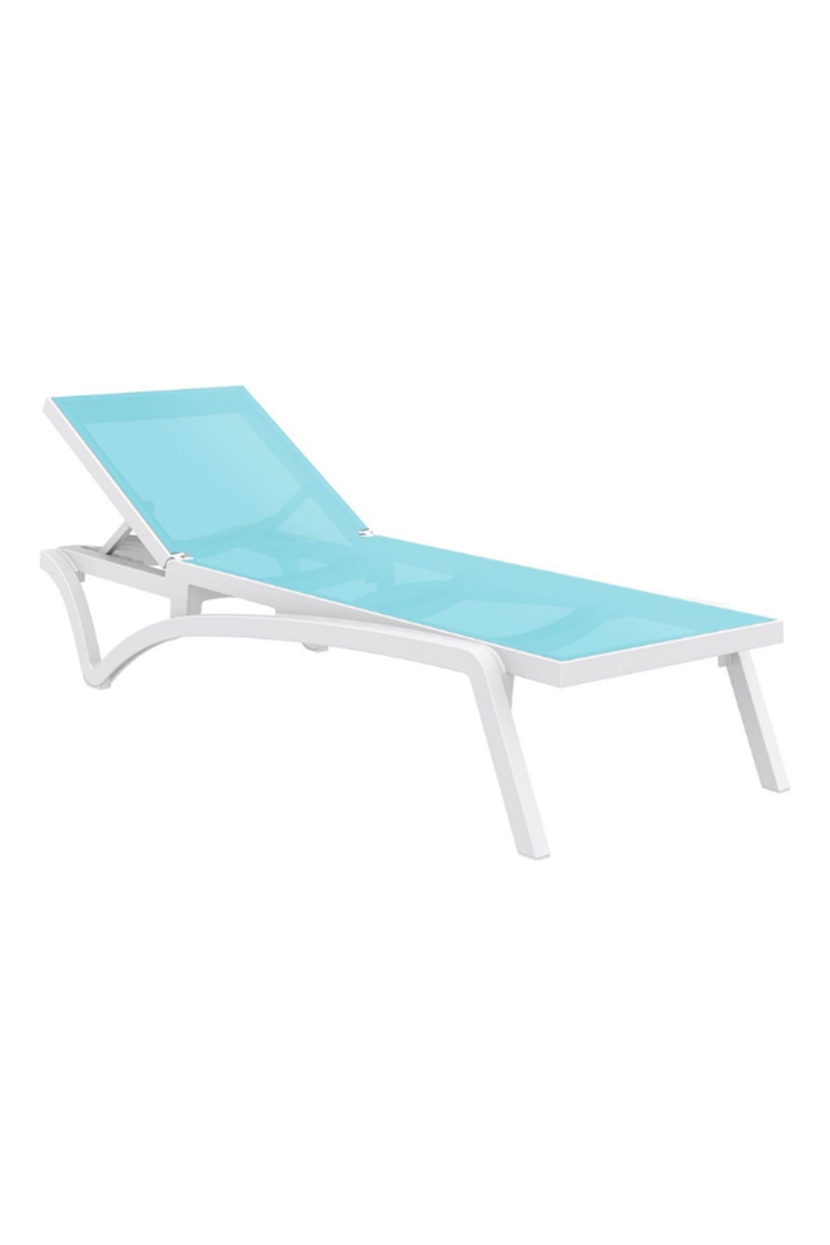 Siesta Pacific Şezlong Beyaz TurkuazŞezlonglarSiesta