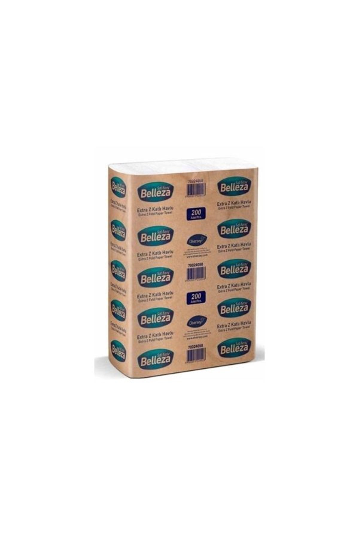 Belleza Extra Z Kat Dispenser Havlu 20X24 Cm 200X12Kağıt HavlularDiversey