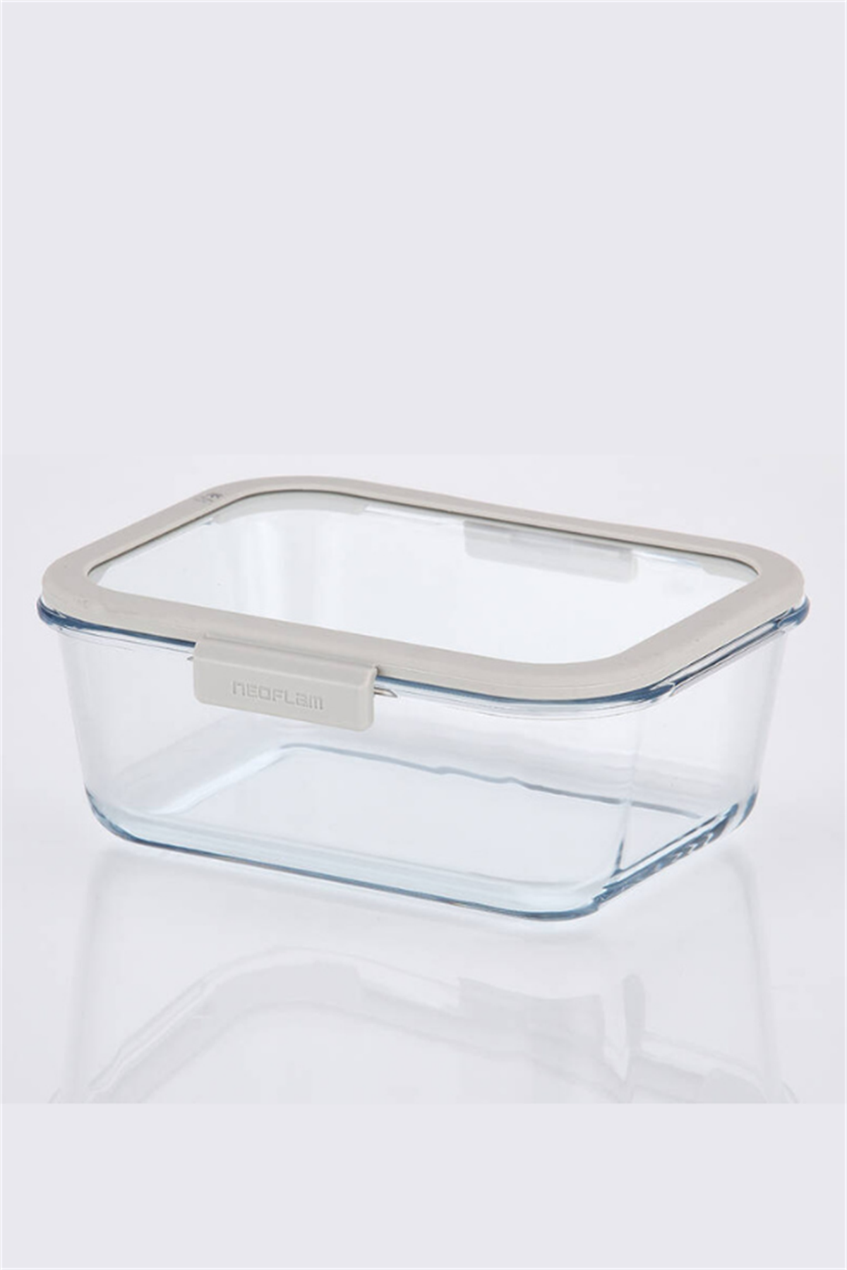 Fika Glace Cam Saklama Kabı 1900 ML BejSaklama KaplarıNeoflam