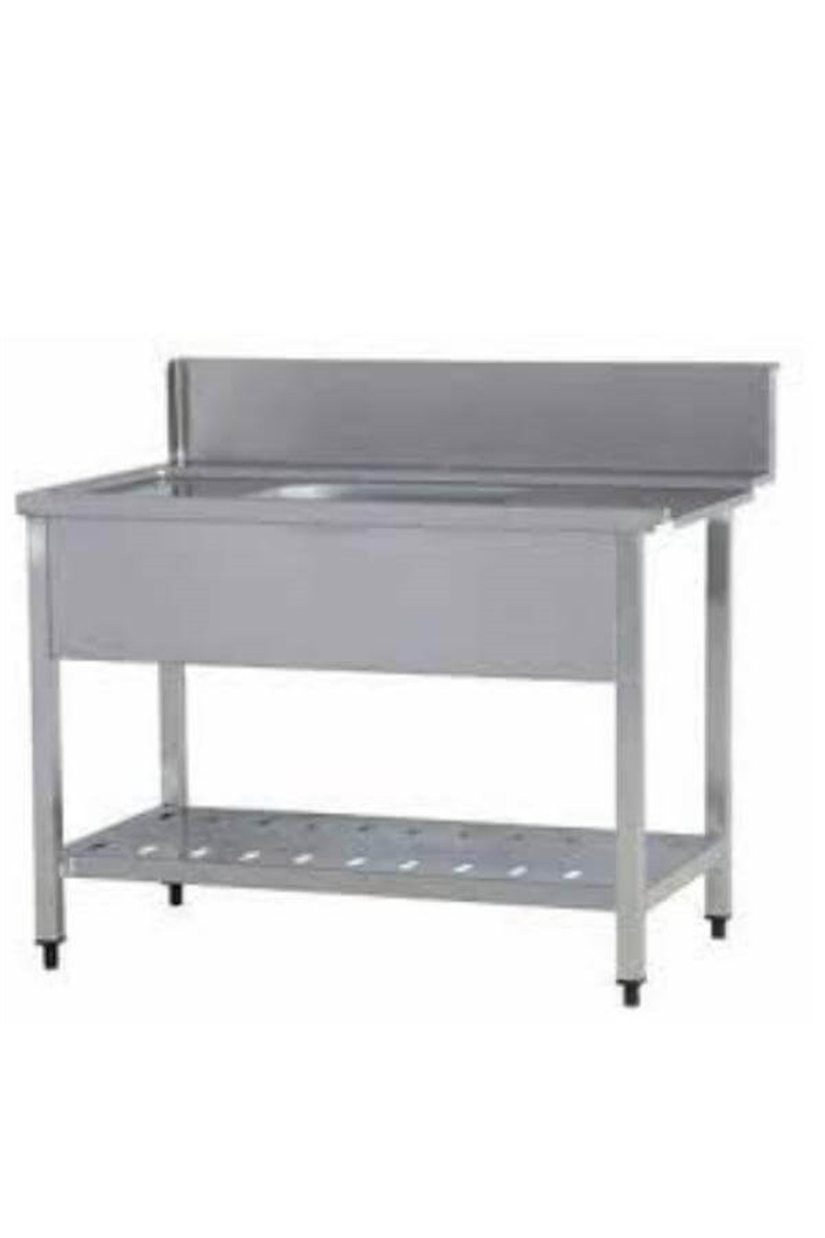 İnoksan Tezgah Eviye Makine Giriş Çıkış Sırt Parçalı KüvetEviyeli Tezgahlarİnoksan