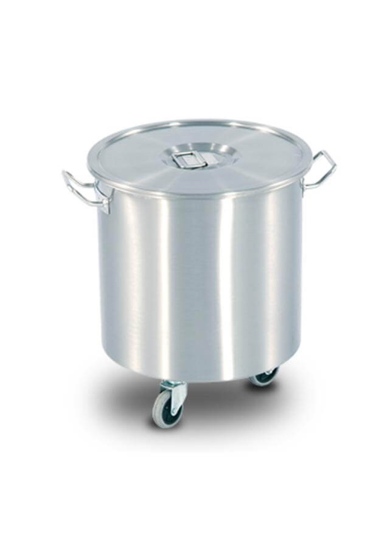 İnoksan Çöp Arabası Tekerlekli Kapaklı Çap 400 mm 50 LitreMutfak Arabalarıİnoksan