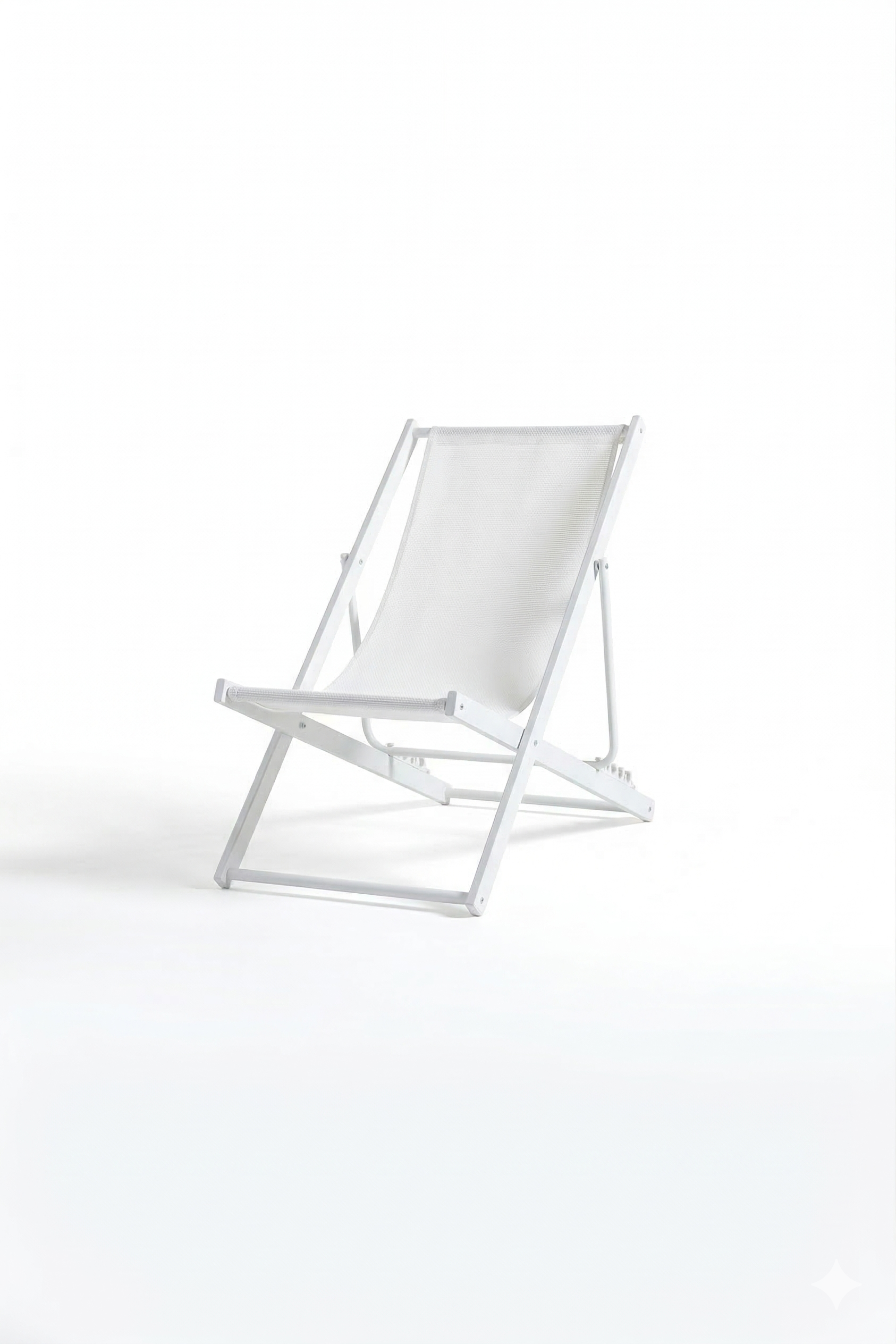 Daisy Alüminyum Beyaz Katlanır Şezlongİndirimli Bahçe MobilyalarıBodrum Hijyen