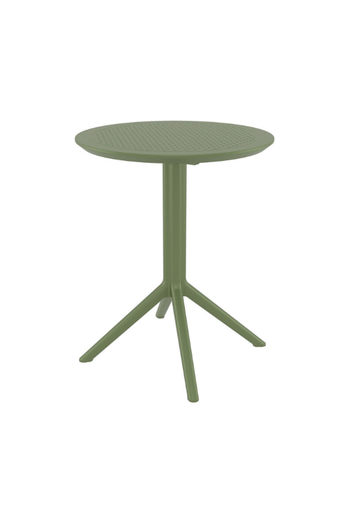 Siesta Sky Katlanır Yuvarlak Bar Masa Q60 Zeytin YeşiliBar Masa ve TabureleriSiesta