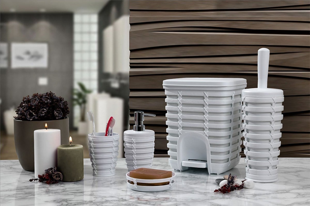 Pirimanova Palm Banyo Seti BeyazBanyo SetleriAnsan