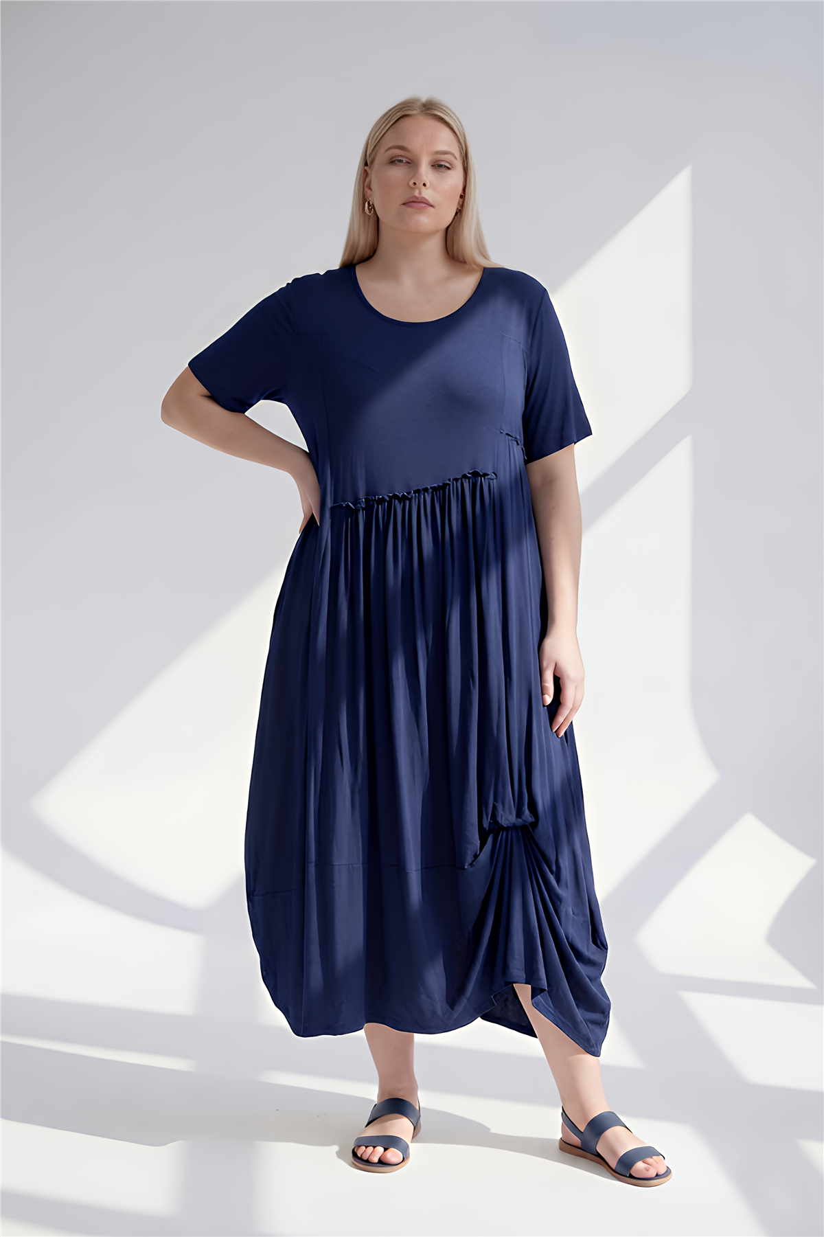 22164 ARIANA ELBISE LACIVERT