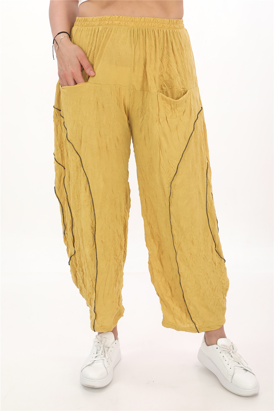24009 ÖRME KRAŞLI PANTOLON