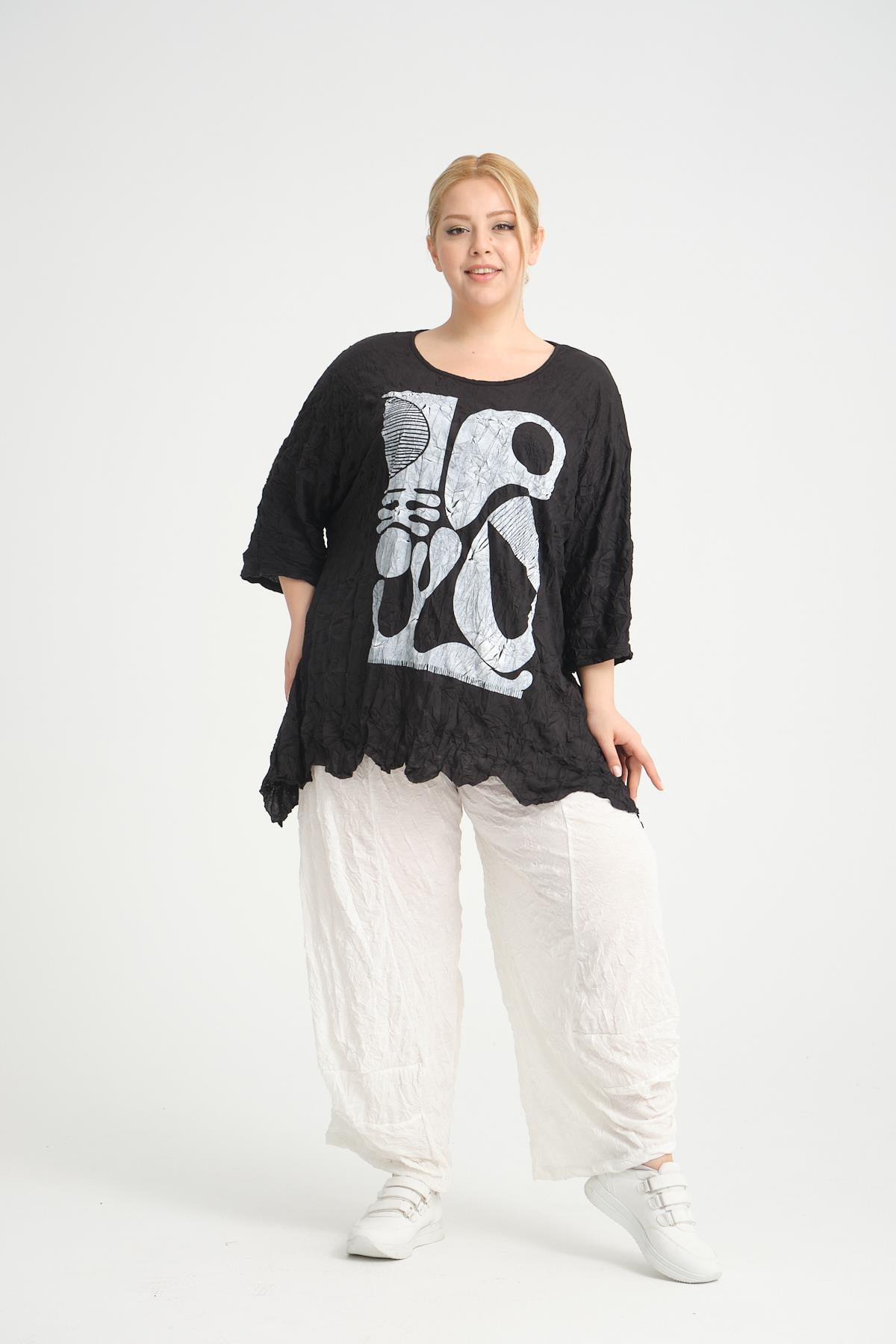 24069 SIYAH TUNIK