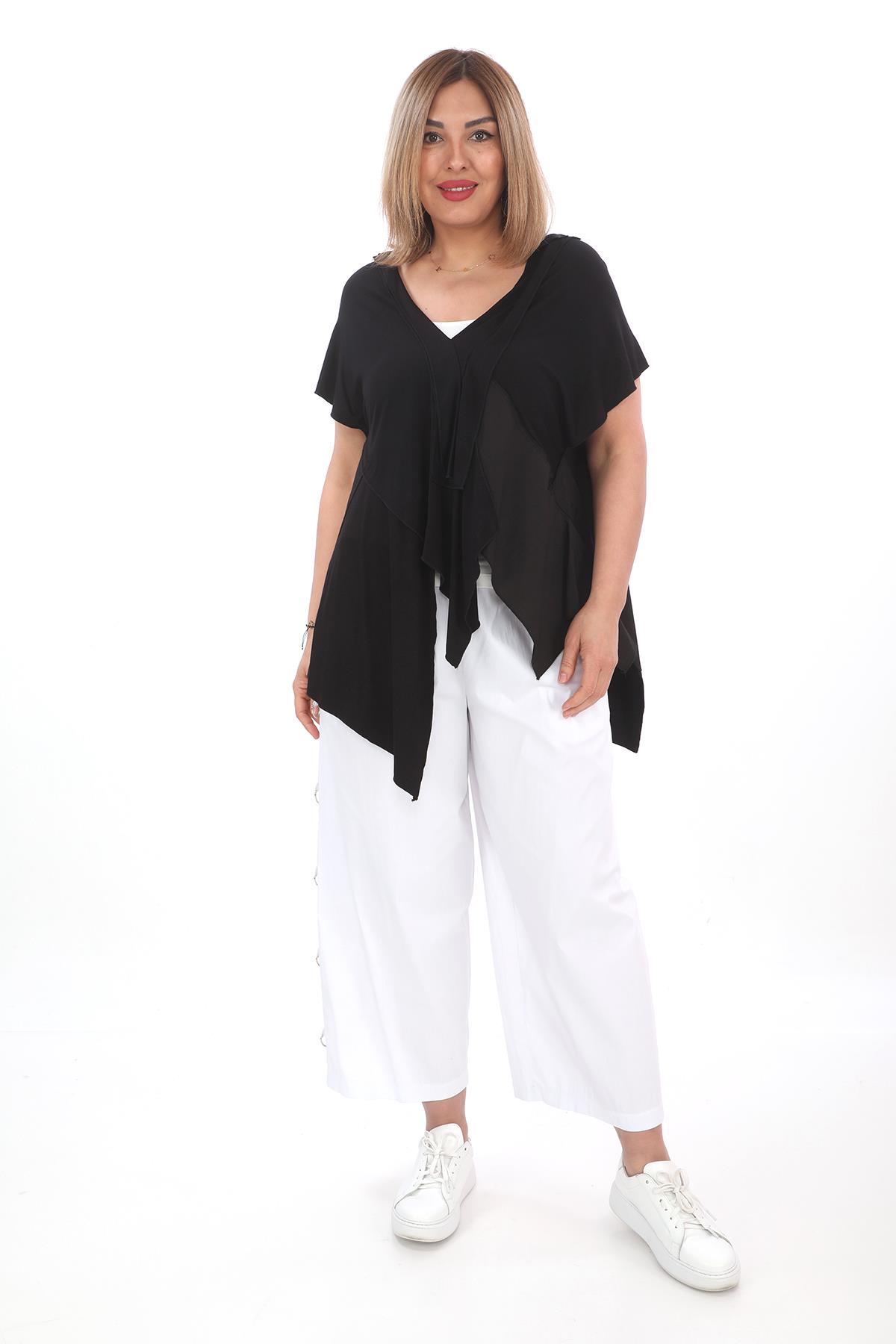 24137 SIYAH TUNIK
