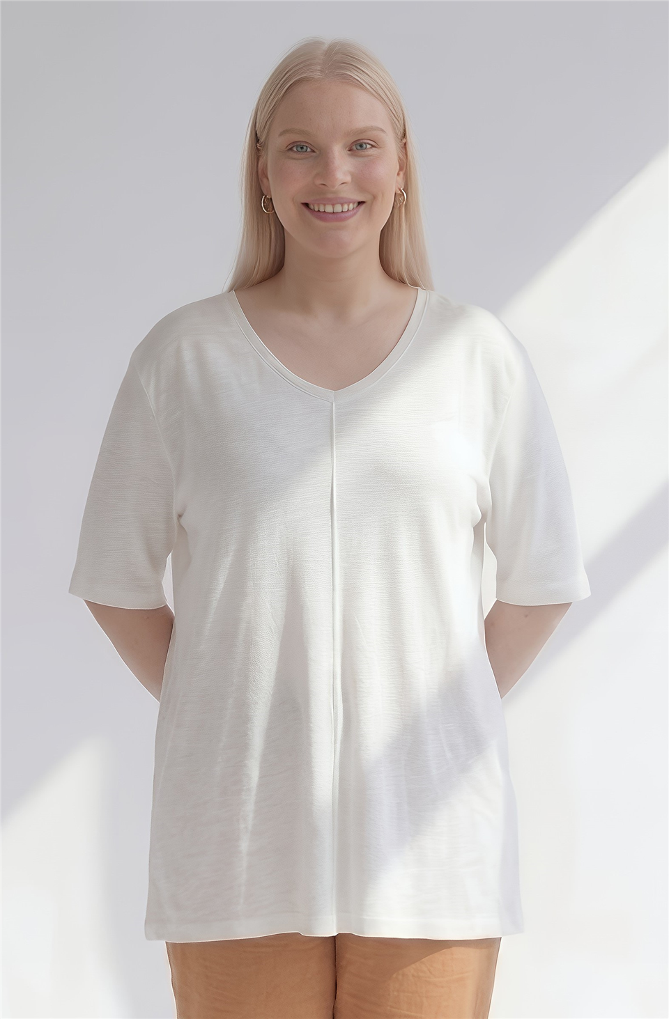 24303 VİSKON LİKRA BASIC TUNİK