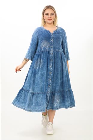 25162 ELBİSE MAVI