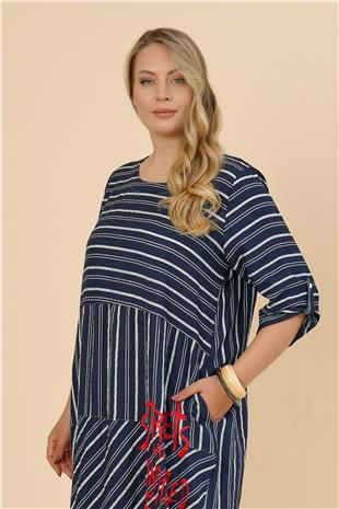 25171 ELBİSE LACIVERT