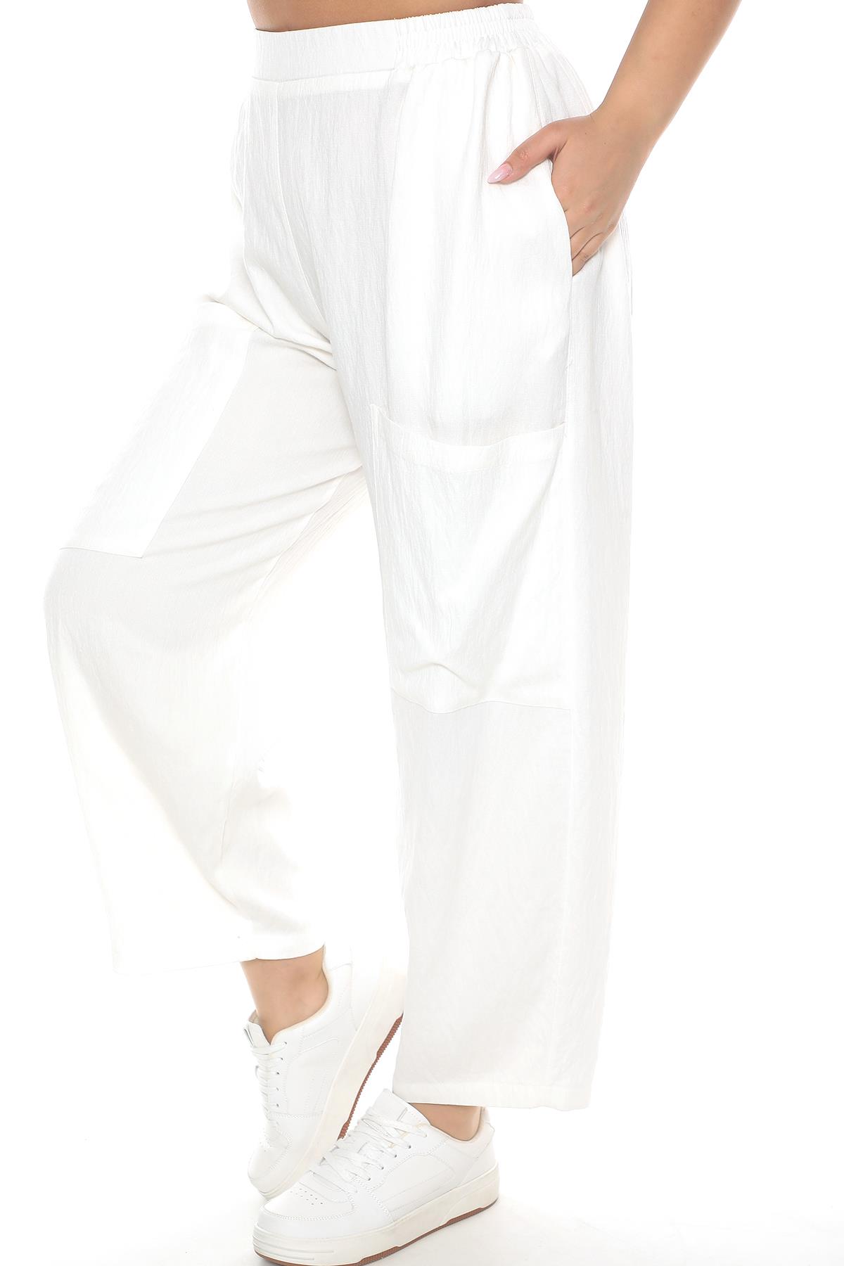 23128 EKRU ALE PANTOLON