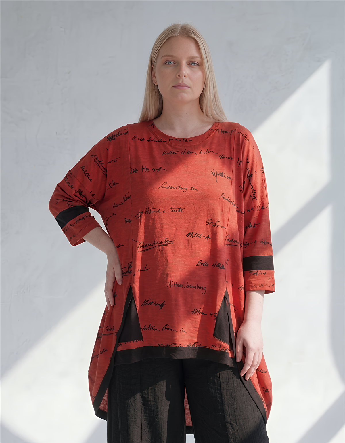 23158 SABRINA TUNIK KIRMIZI