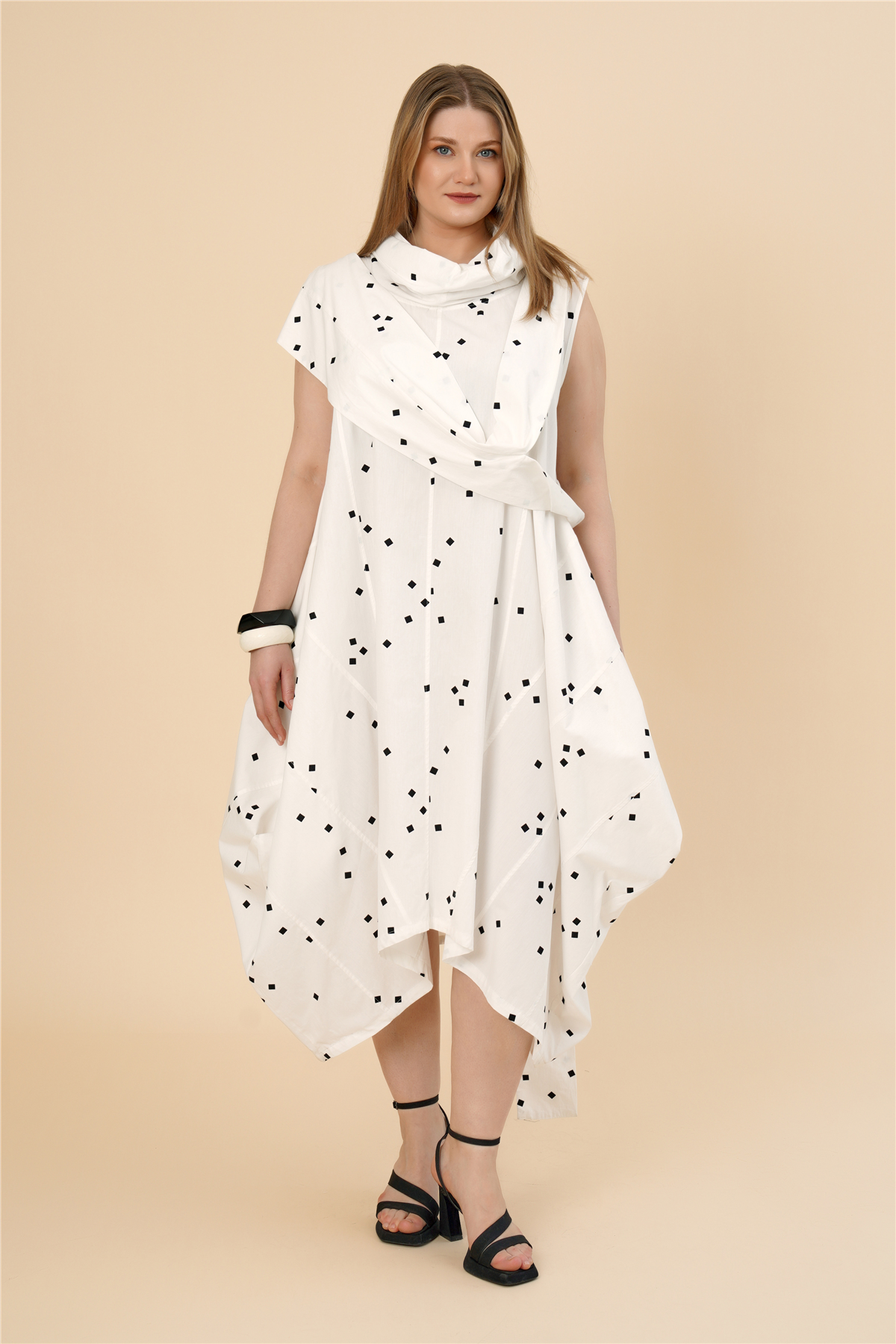 23187-2 ELBISE BEYAZ