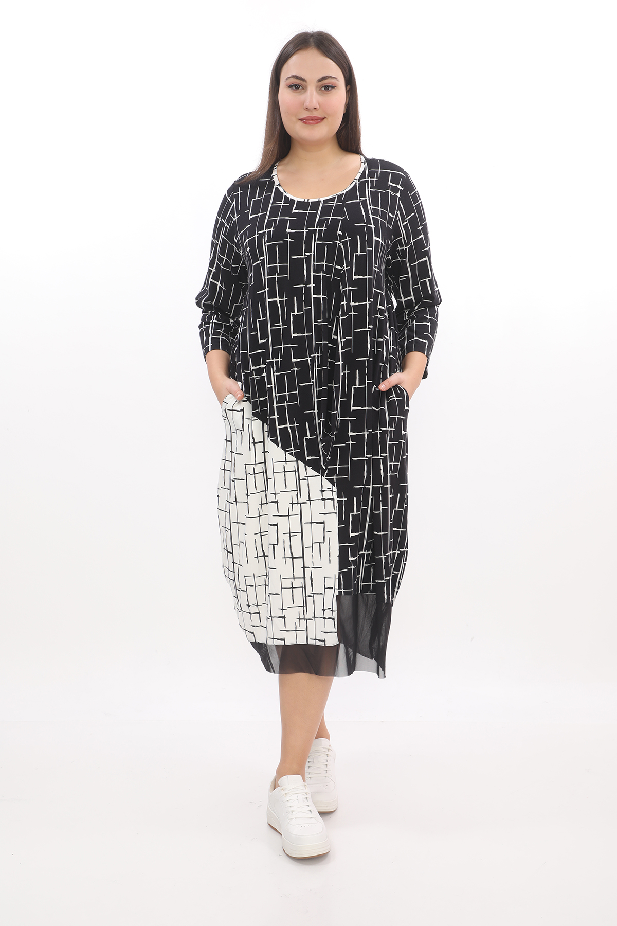 23219 KATIE ELBISE EKRU