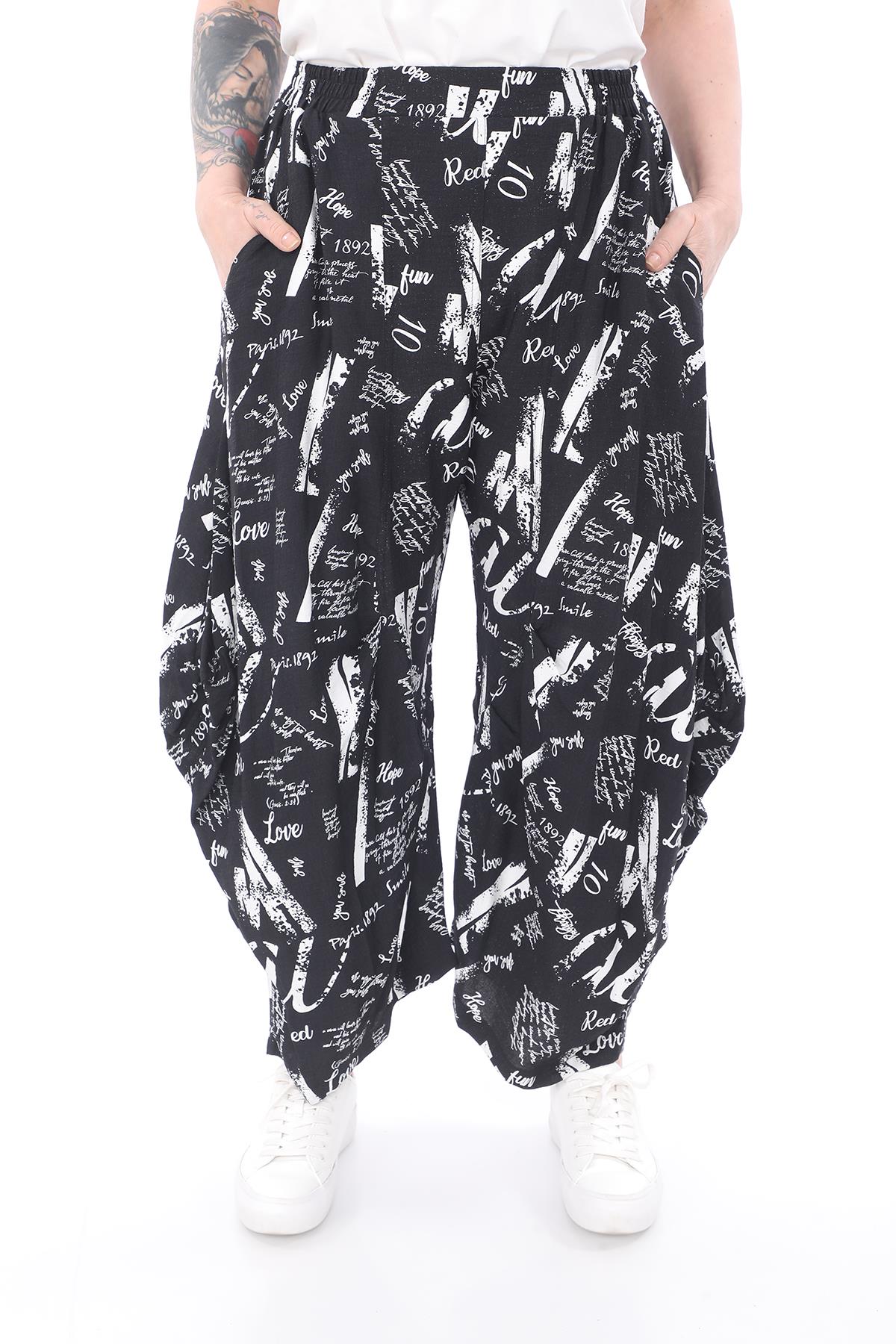 23236 SIYAH PARLEY PANTOLON