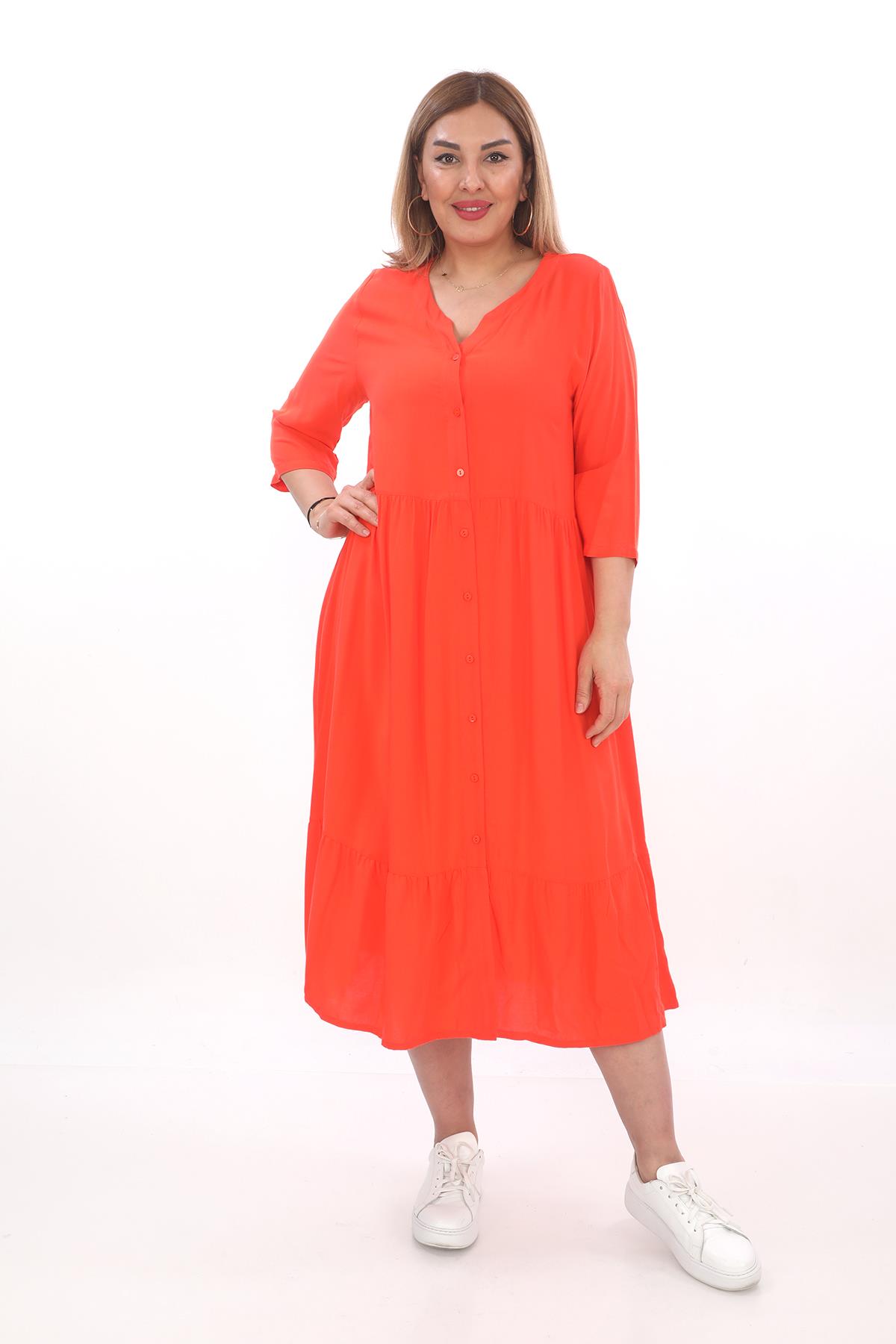 24249 ORANJ ELBISE