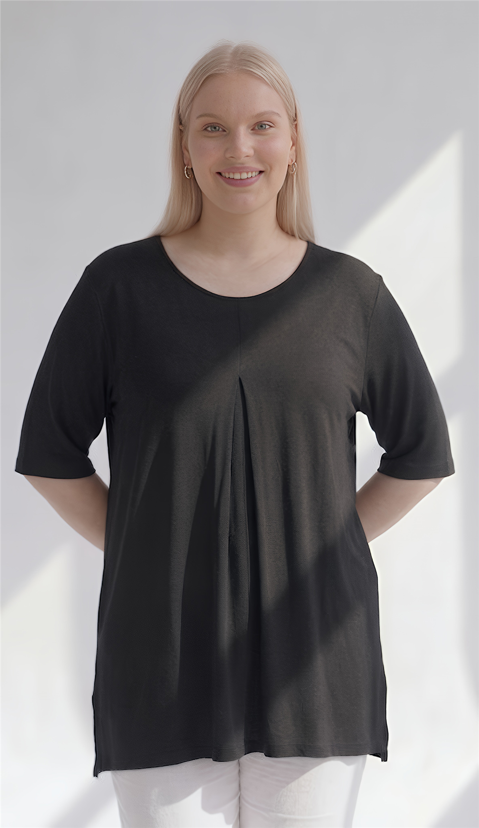 24303 VİSKON LİKRA BASIC TUNİK