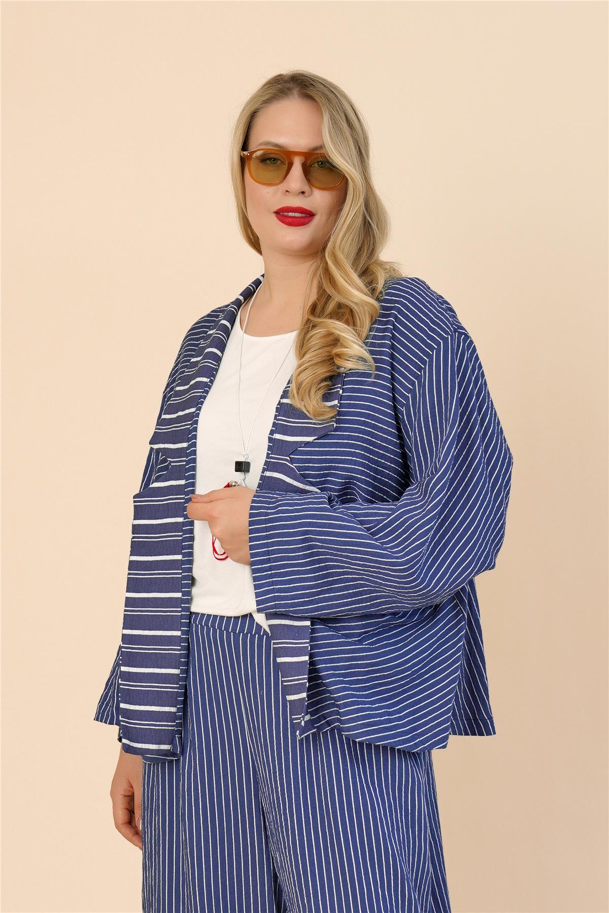 25082 CEKET LACIVERT