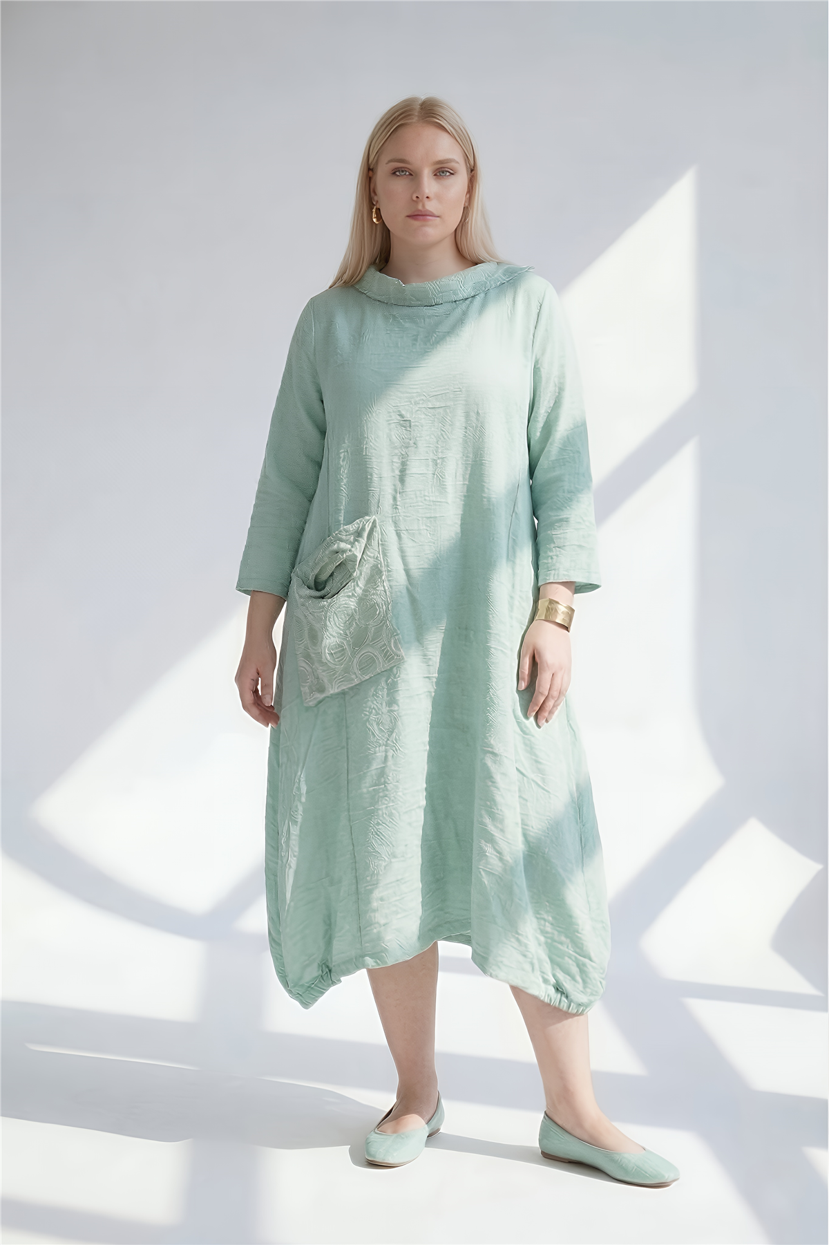 25144 ELBİSE YEŞİL