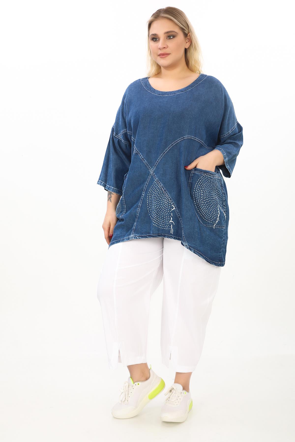 25158 TUNIK MAVI