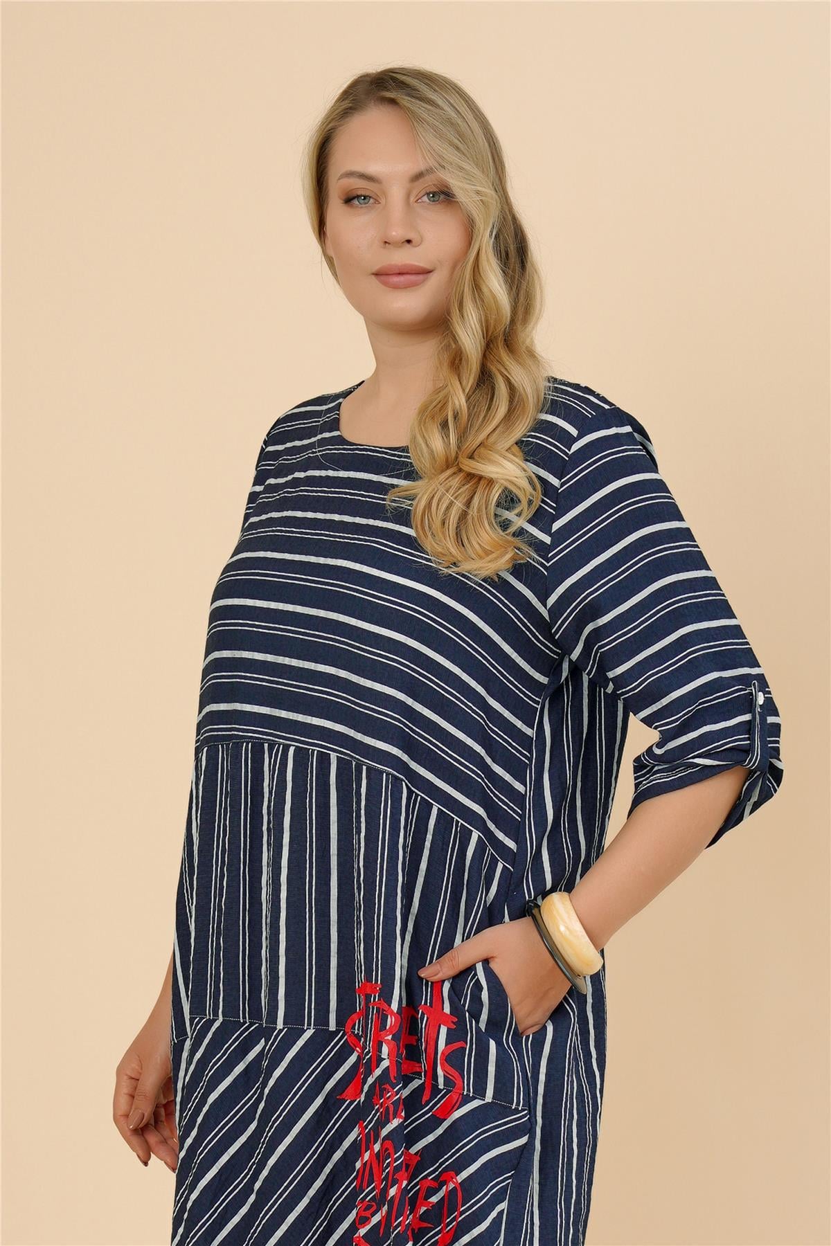 25171 ELBİSE LACIVERT