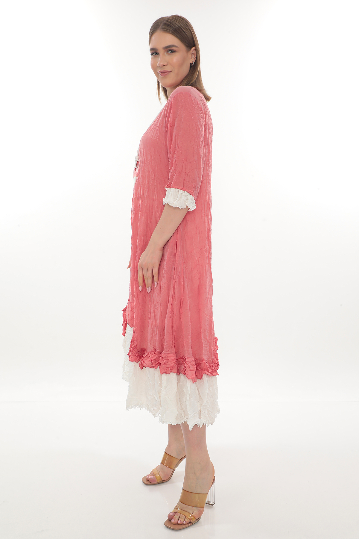 25206 ELBISE KIRMIZI