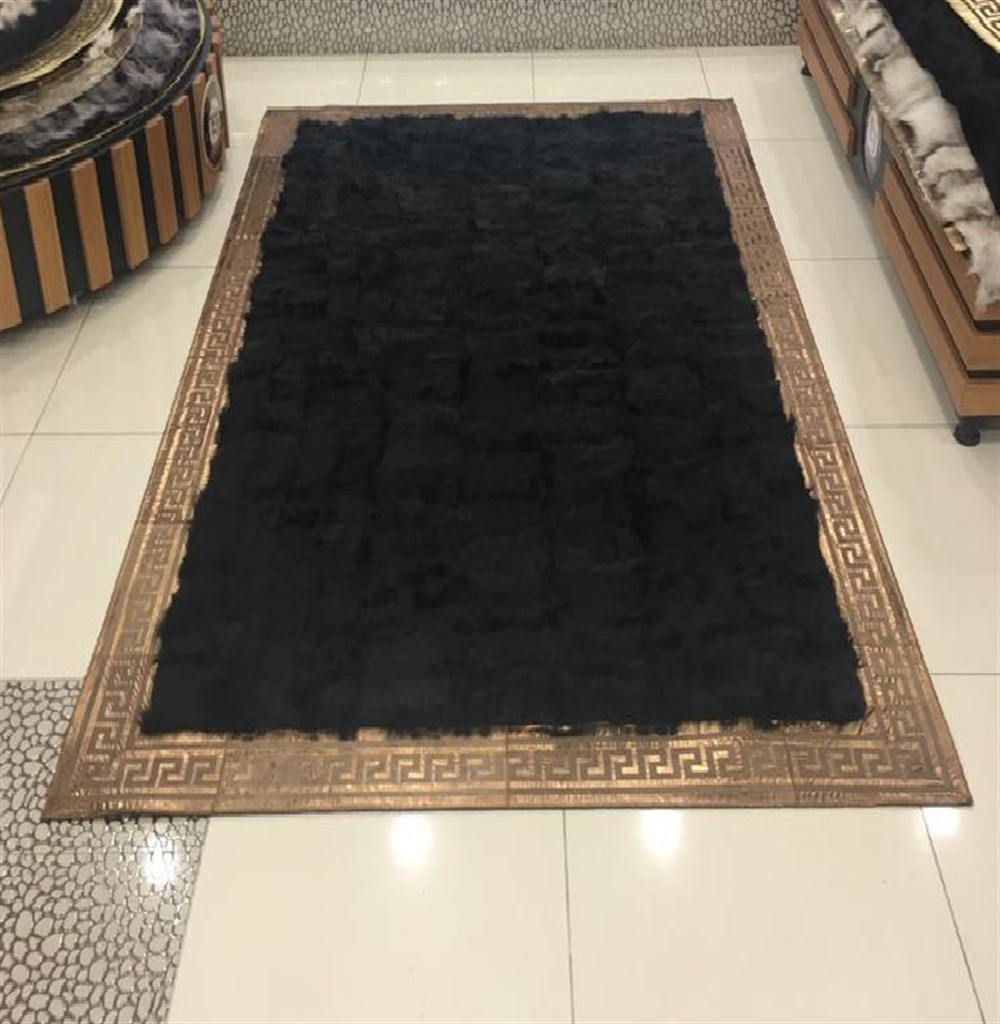 Bienna Fur Kaymaz Taban Bakır Bordür Doğal Toscana Halı / Kilim