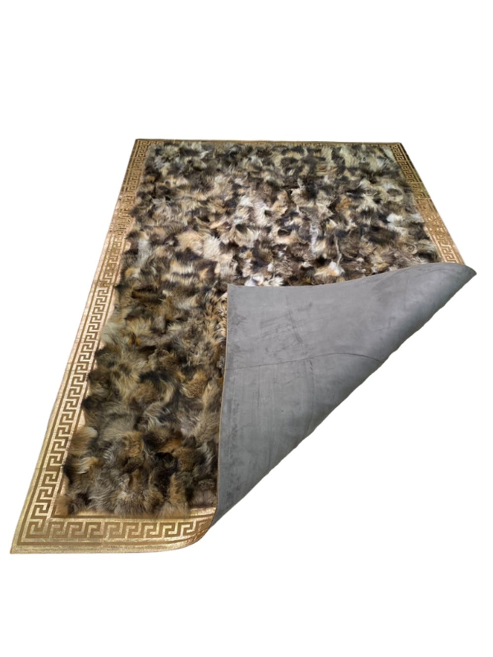 Bienna Fur Kaymaz Taban Doğal Kürk Halı / Kilim