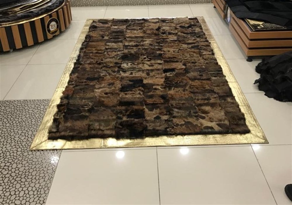Bienna Fur Kaymaz Taban Gold Bordür Doğal Toscana Halı / Kilim
