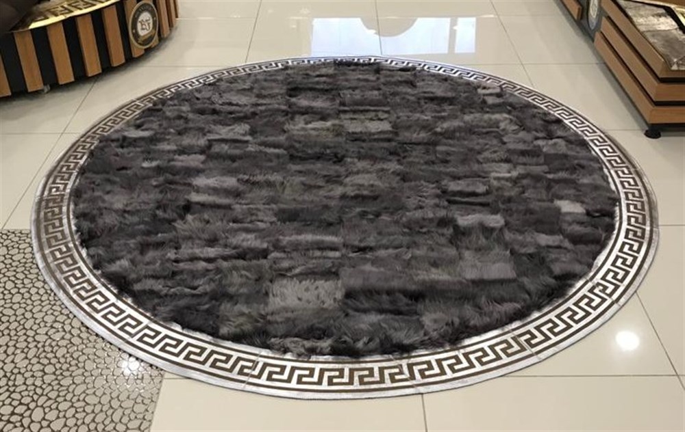 Bienna Fur El Dokuması Gold Bordür Doğal Toskana Halı / Kilim