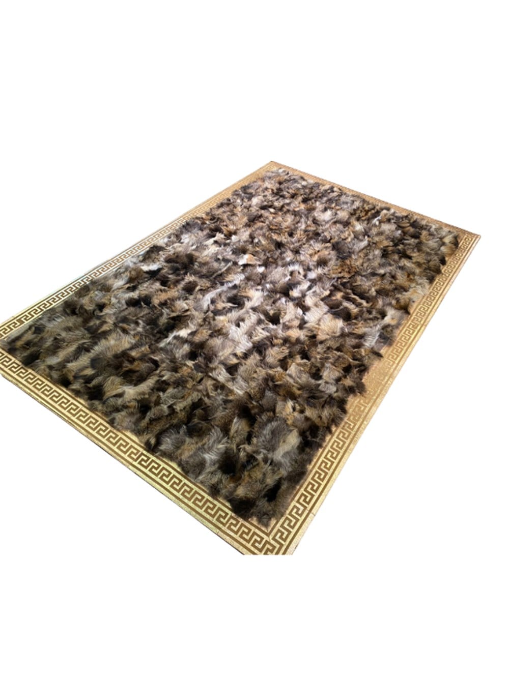 Bienna Fur Kaymaz Taban Doğal Kürk Halı / Kilim