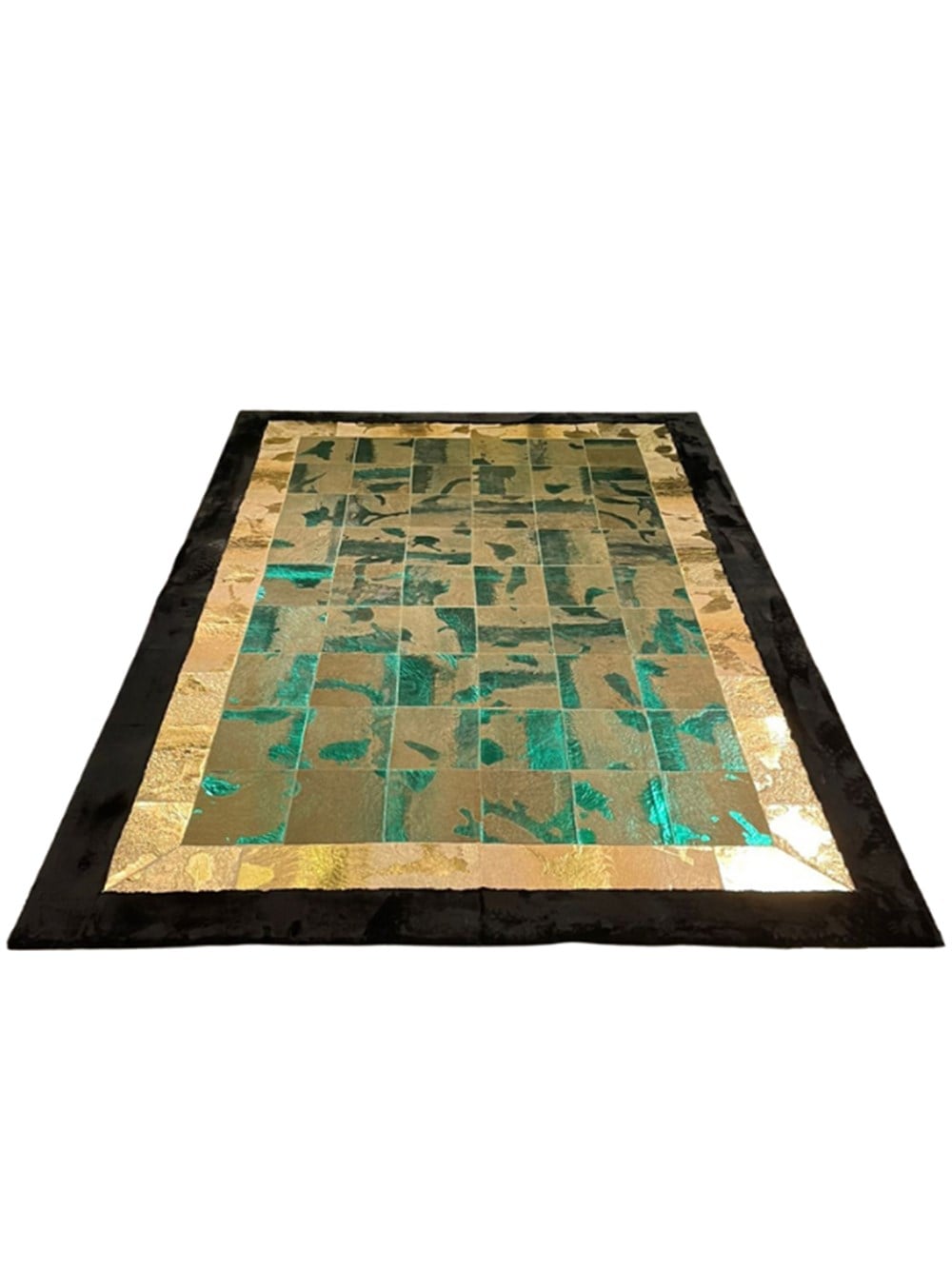 Bienna Fur Kaymaz Taban Hamteks Doğal Deri Halı / Kilim