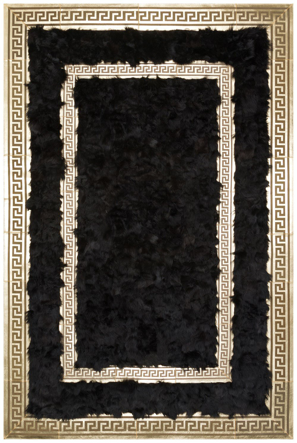 Bienna Fur Kaymaz Taban Kahve & Beyaz Natürel Toscana Halı / Kilim