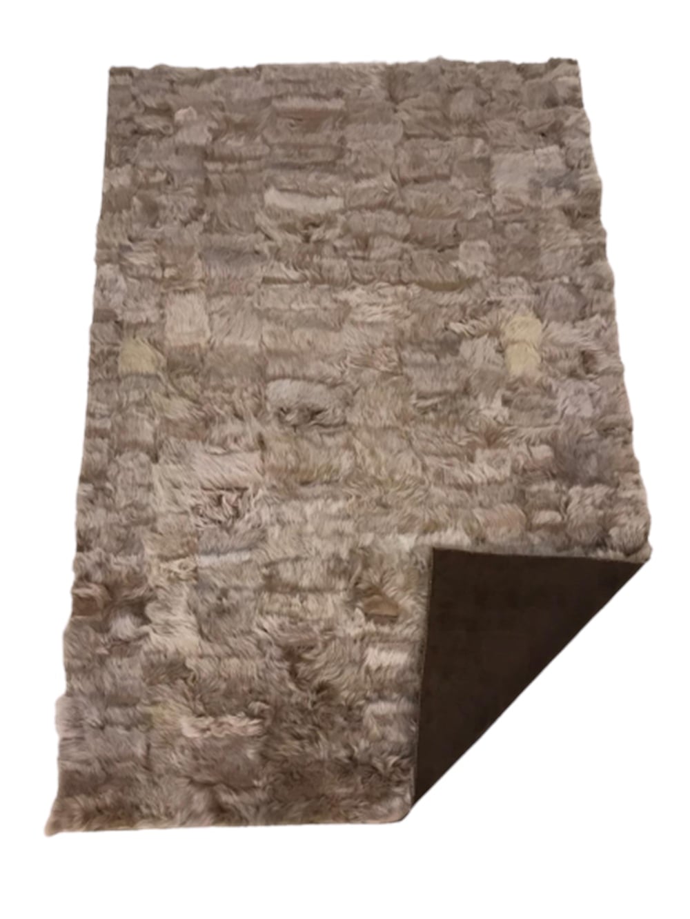 El Dokuması Açık Kahve Doğal Toskana Halı