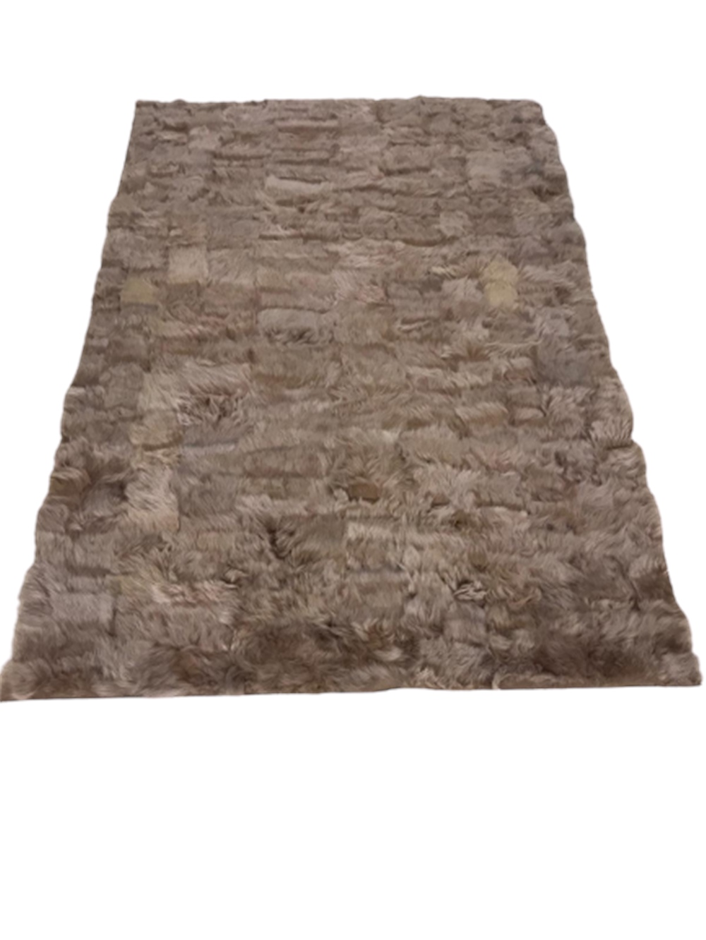 El Dokuması Açık Kahve Doğal Toskana Oval Halı