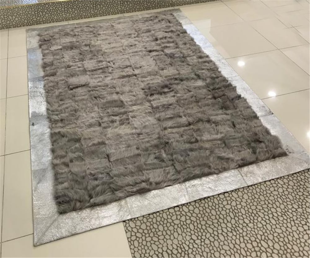 Kaymaz Taban Gümüş Bordürlü Antrasit Toskana Salon Halısı