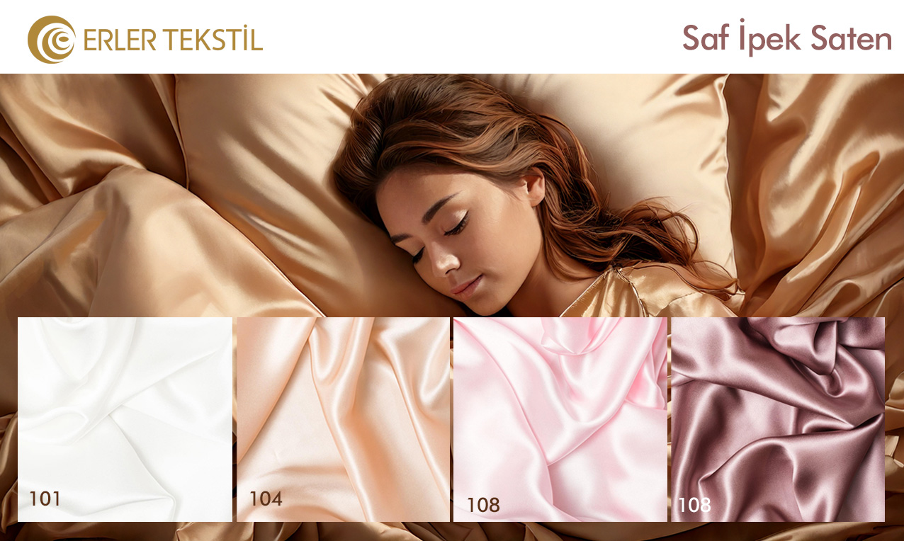 Saf ipek saten