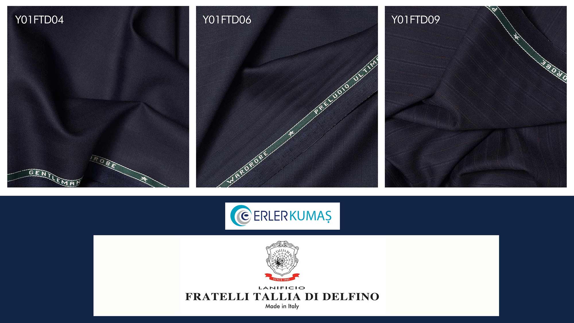 Tallia di Delfino Kumaşlar