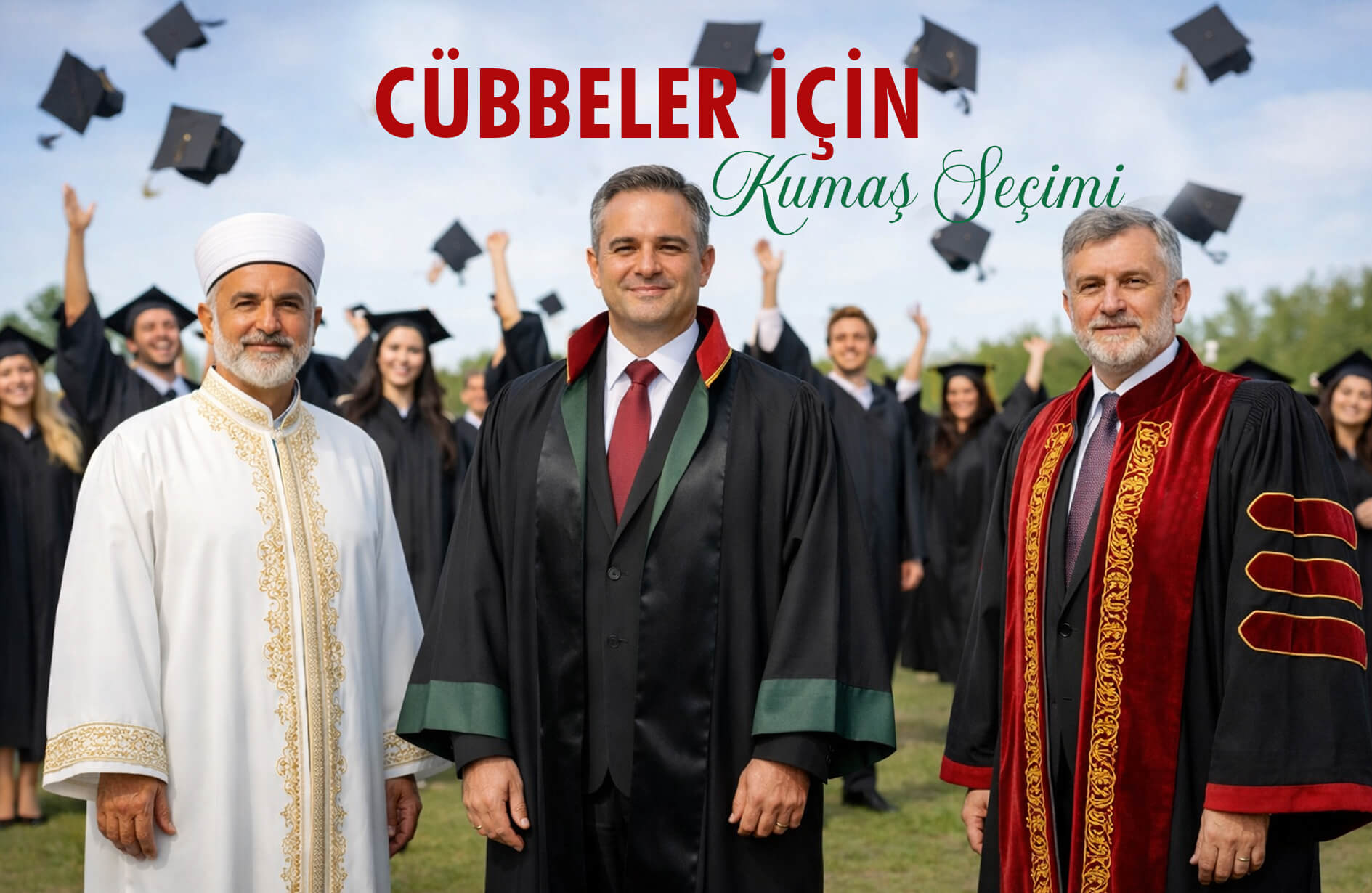 Mezuniyet, Avukat ve İmam Cübbesi İçin Kumaş Seçimi